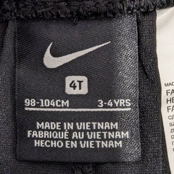 NWT Nike Dri-Fit Pull On Kids/ Toddler Athletic Shorts Black, size 4T - Picture 3 of 4